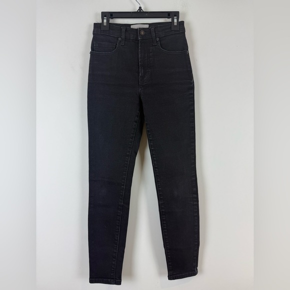 Everlane High Rise Black Skinny Ankle Jeans - Picture 2 of 10
